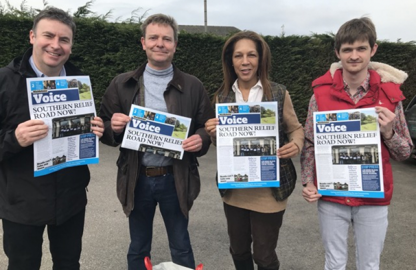 Stephen Bates campaigning in Maidstone 