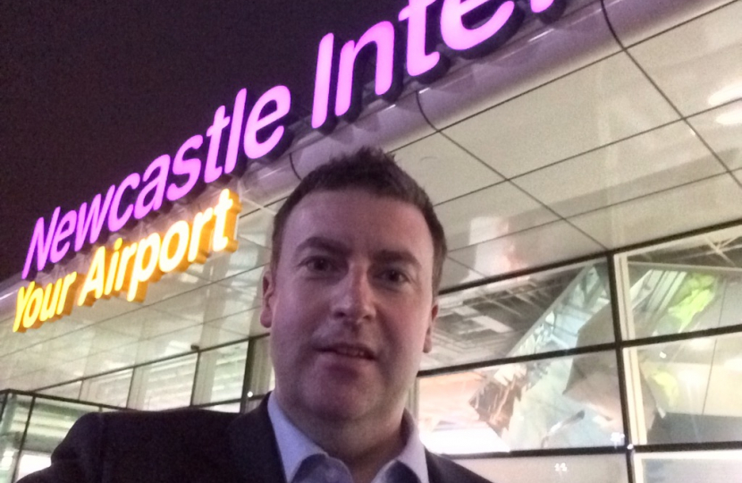 Stephen Bates thinks Newcastle Airport is a key part of our economic regeneratio