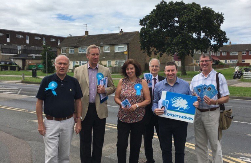 Stephen Bates out supporting Jo Gideon for Ashford Borough Council