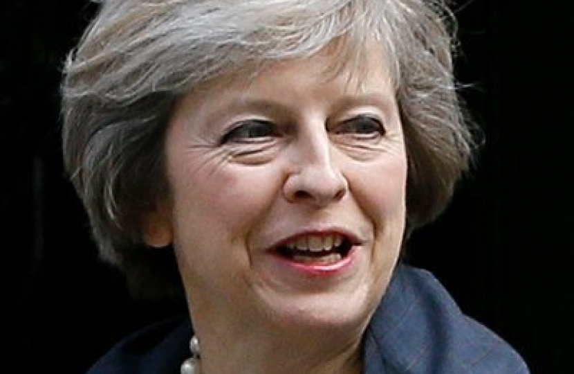 Stephen Bates is delighted to see Theresa May as our new Prime Minister