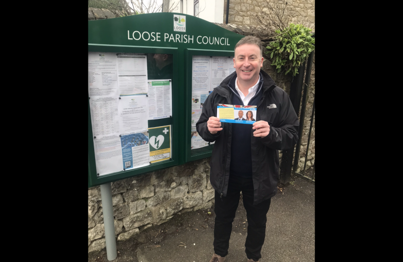 Stephen Bates Campaigning in Loose