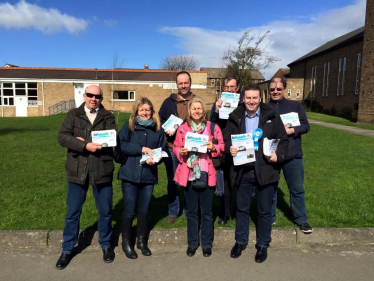 Stephen Bates and team in Newcastle North
