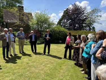Stephen Bates joins local conservatives in Egerton
